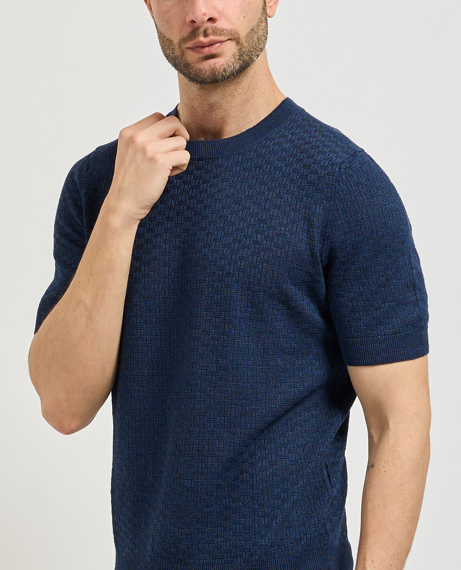 Maglia trama intrecciata Gran sasso GRAN SASSO Abbigliamento e accessori > Abbigliamento - dettaglio 3